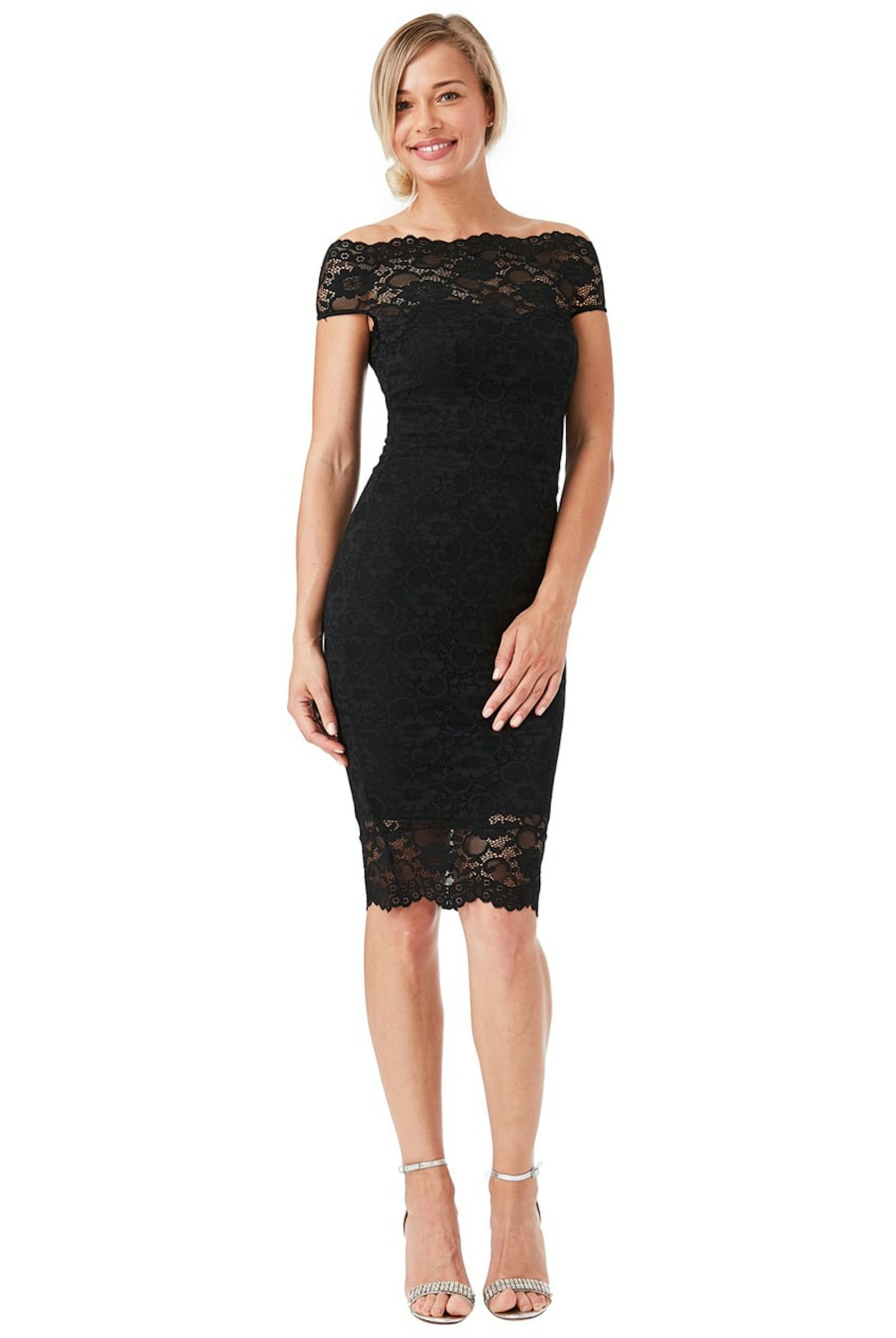 Korte avondjurk in zwart 4030 - City Goddess galajurken en cocktailjurken