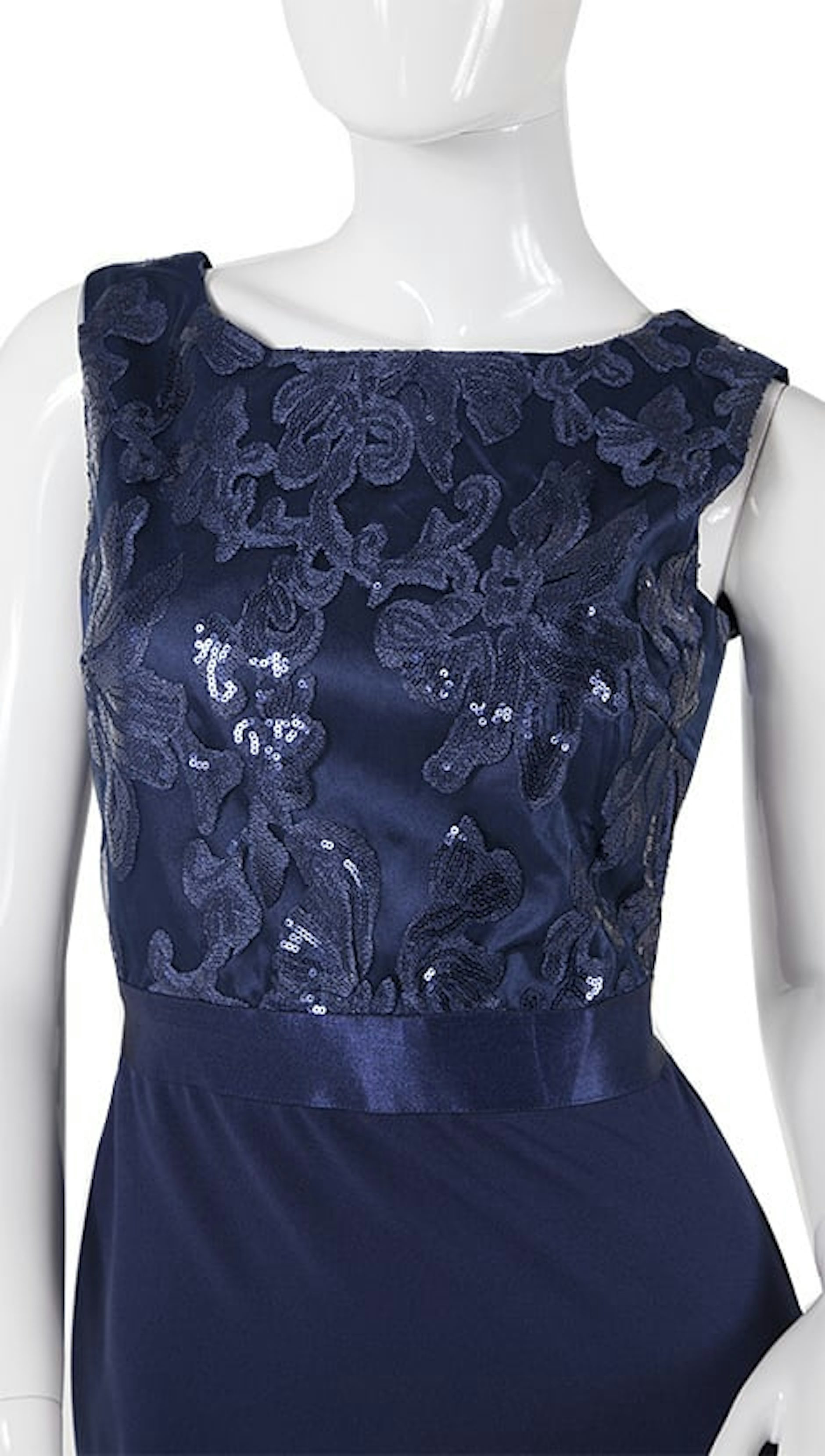 Navy jurkje met kokerrok 4168 - City Goddess galajurken en cocktailjurken