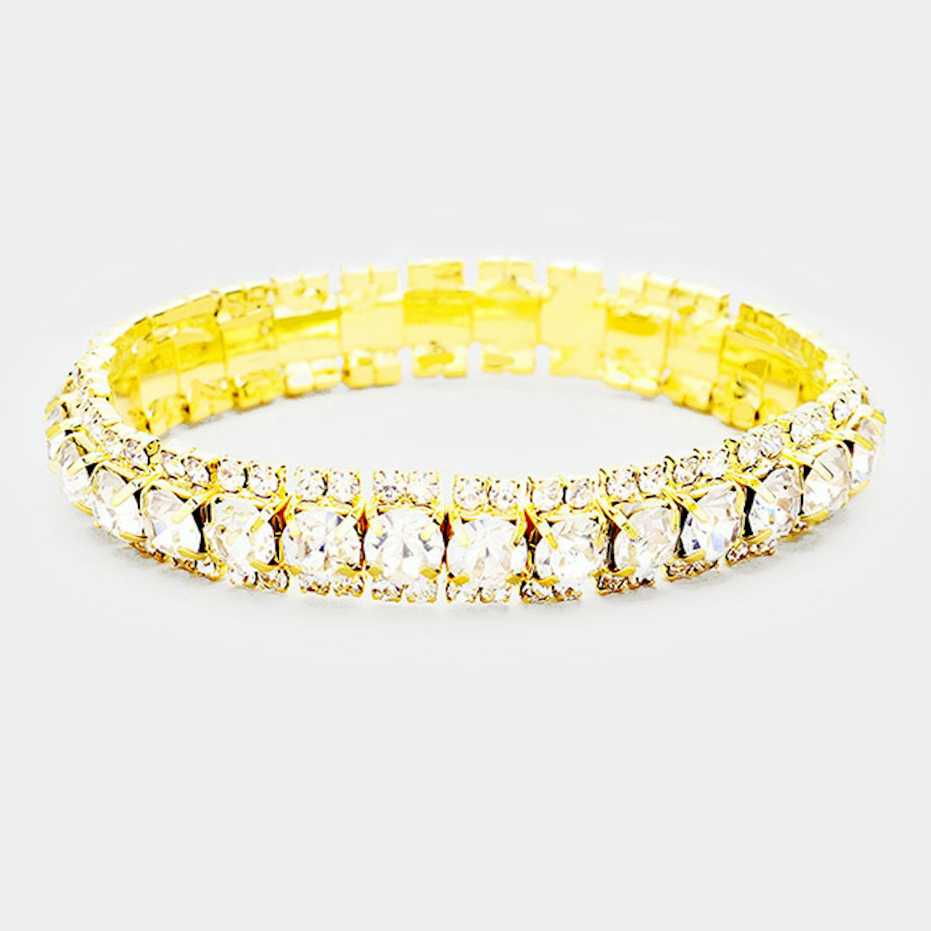 Armband gala strass  4453 - GLZK sieraden