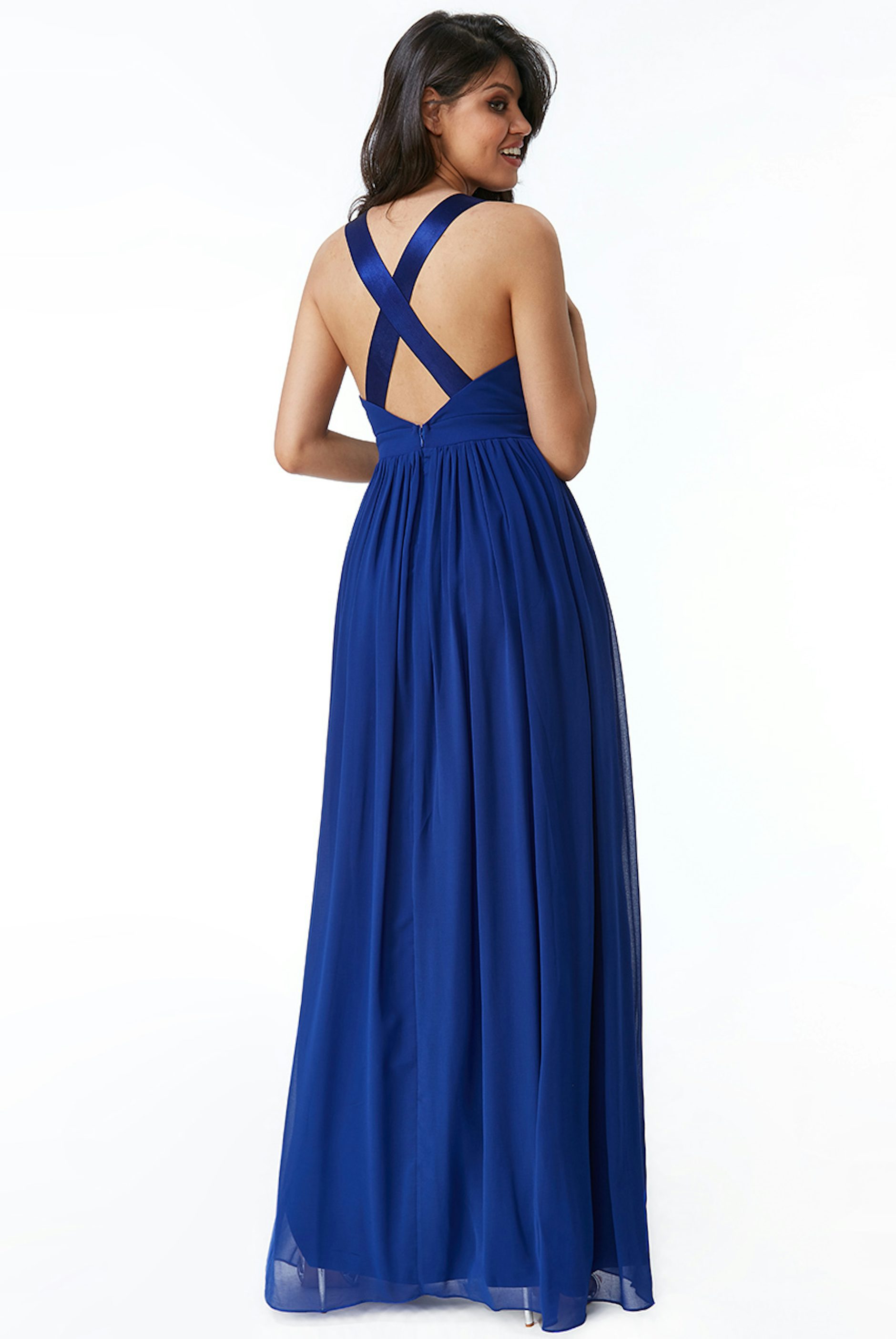 Royal blauwe galajurk 4541 - City Goddess galajurken en cocktailjurken