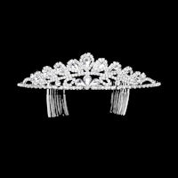 Zilveren gala tiara  4892