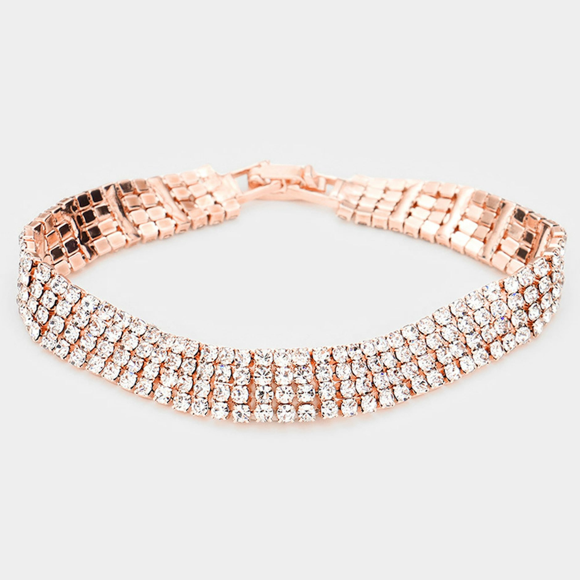 Rosè gouden gala armband - 6280 - GLZK sieraden