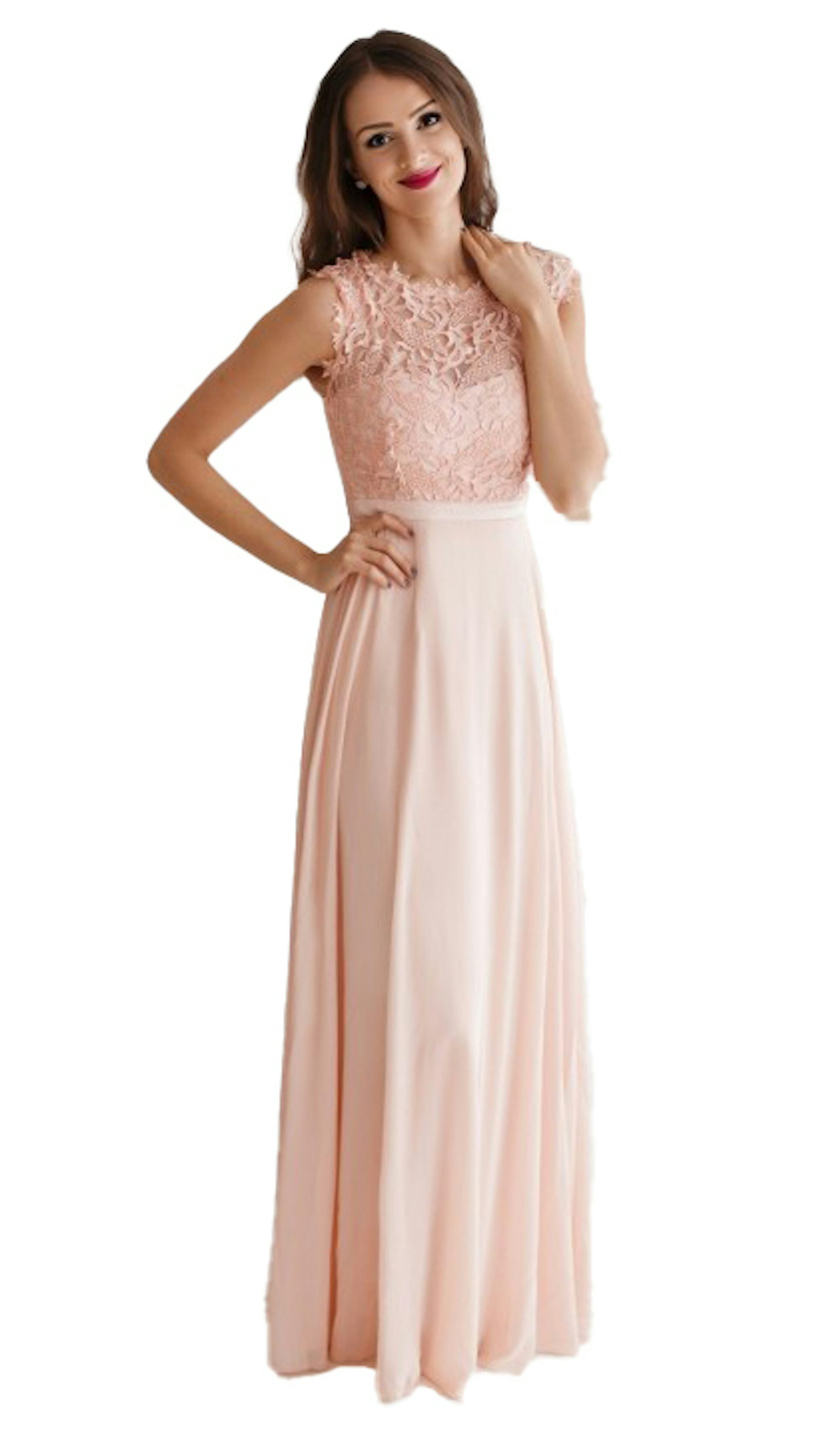 Bruismeisjes jurk in roze - 5420 - Downtown Girl