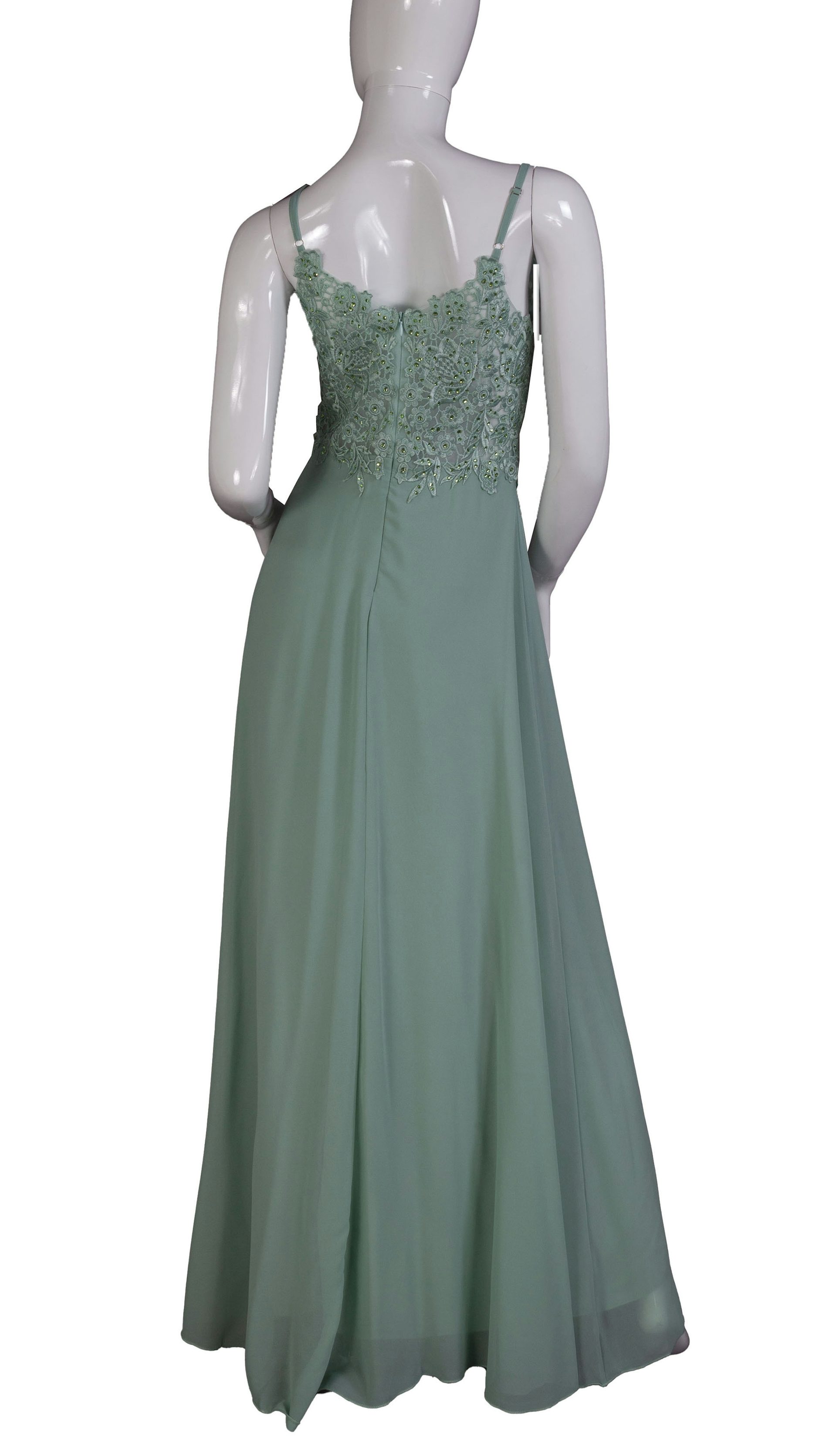 Feestelijke lichtgroene jurk - 5877 - Downtown Girl