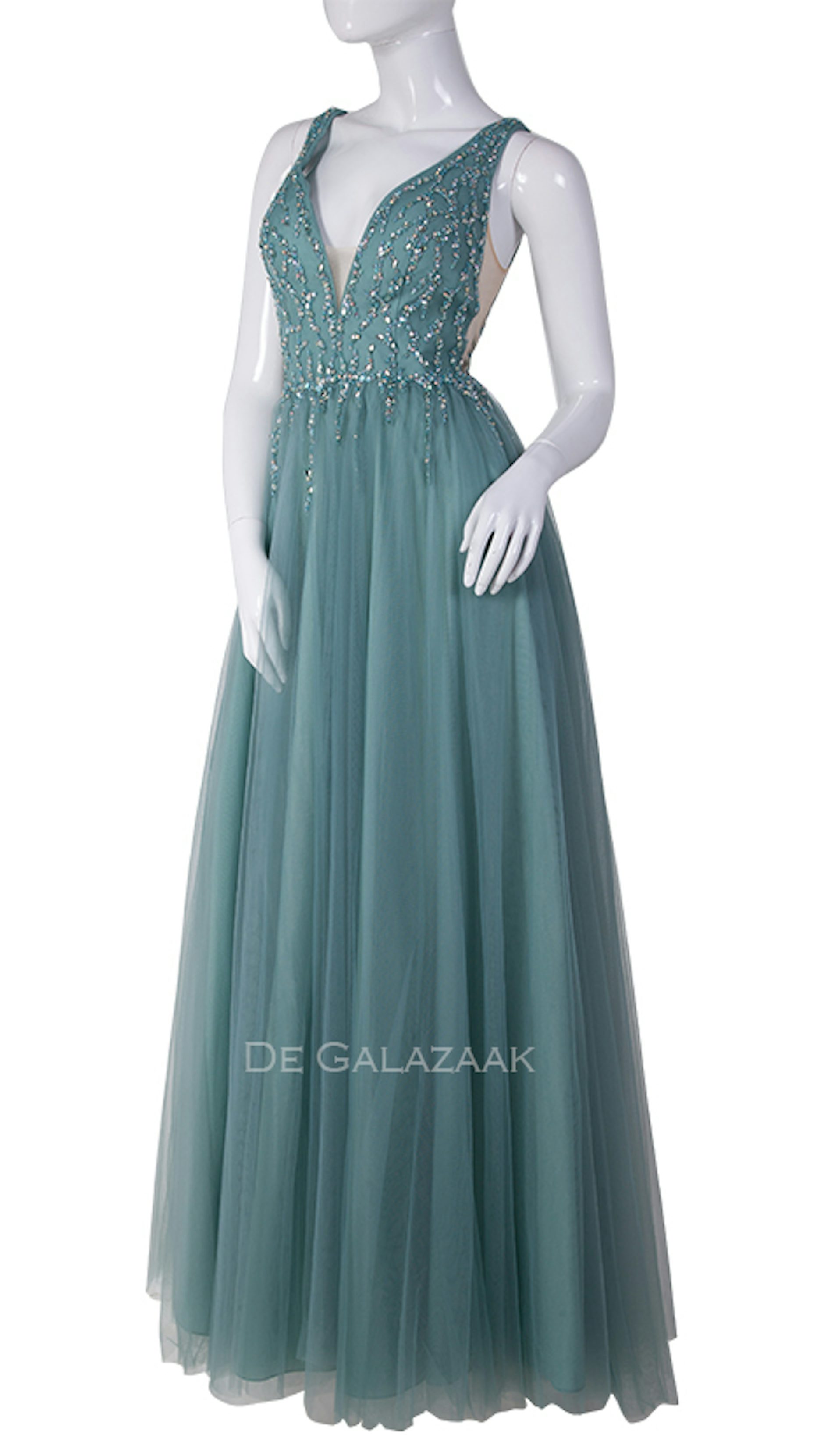 Oud groene avondjurk  4945 - Magic Nights