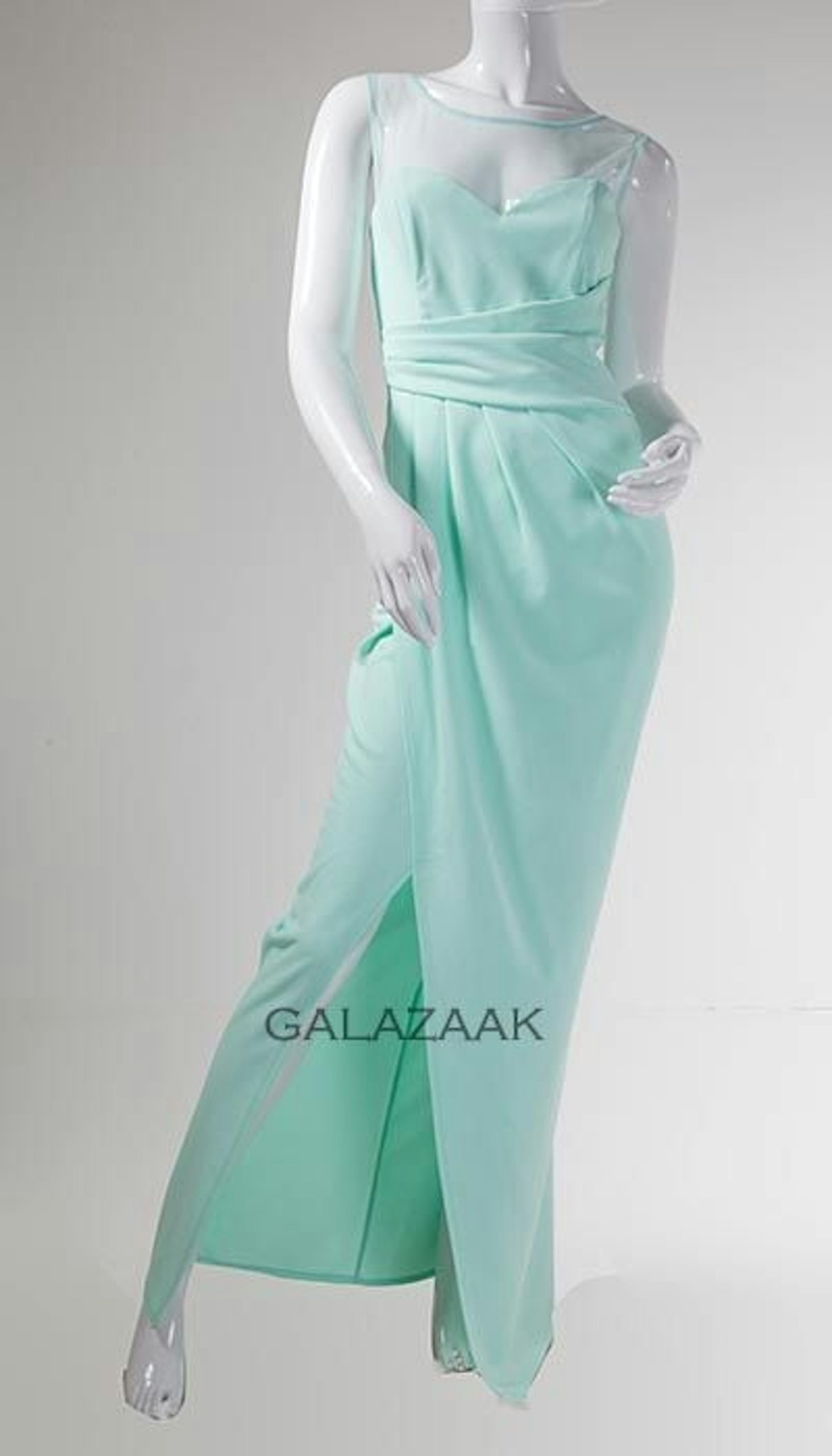 Galajurk in mintgroen  2990 - City Goddess galajurken en cocktailjurken