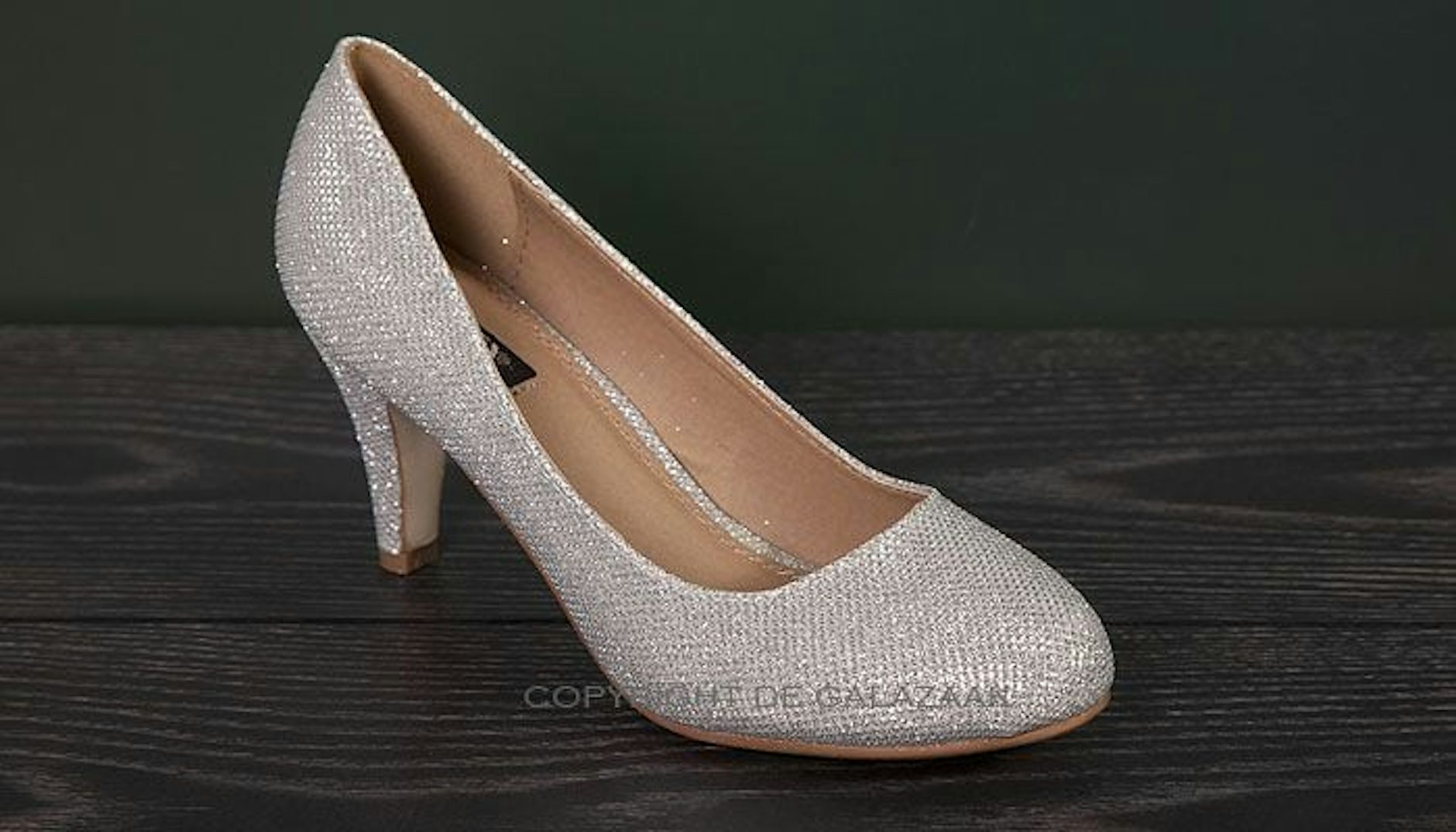 Zilveren pumps - GLZK-schoenen