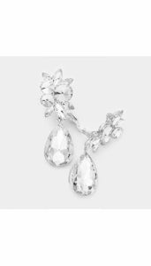 Clip Oorbellen zilver  3675